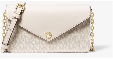 michael kors small logo envelope crossbody bag|michael kors purse logo.